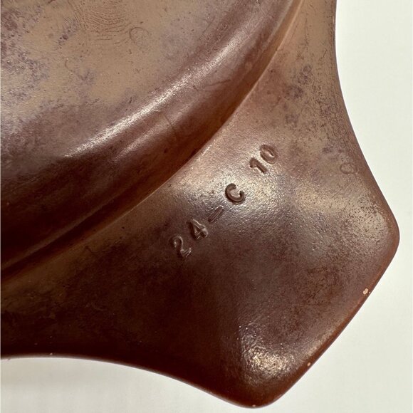 Vintage Pyrex Casserole Dish Cinderella Old Orchard Brown Bakeware 474 USA READ - Picture 6 of 10